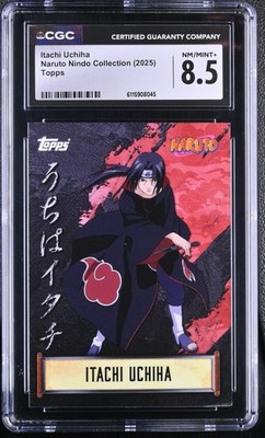 2025 Topps Itachi Uchiha Naruto Nindo Collection CGC 8.5 NM/MINT+ #6115908045