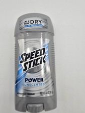 Speed Stick Antiperspirant  Deodorant Solid, Unscented, 3 Ounce