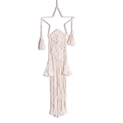 Macrame Tassel Wall Hanging Decor Hand Woven Tassel Tapestry Decorations