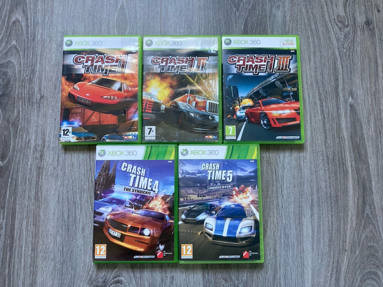 Pack Crash Time 1 2 3 4 5 The Syndicate Undercover Full Set Xbox 360 Pal Fr Cib