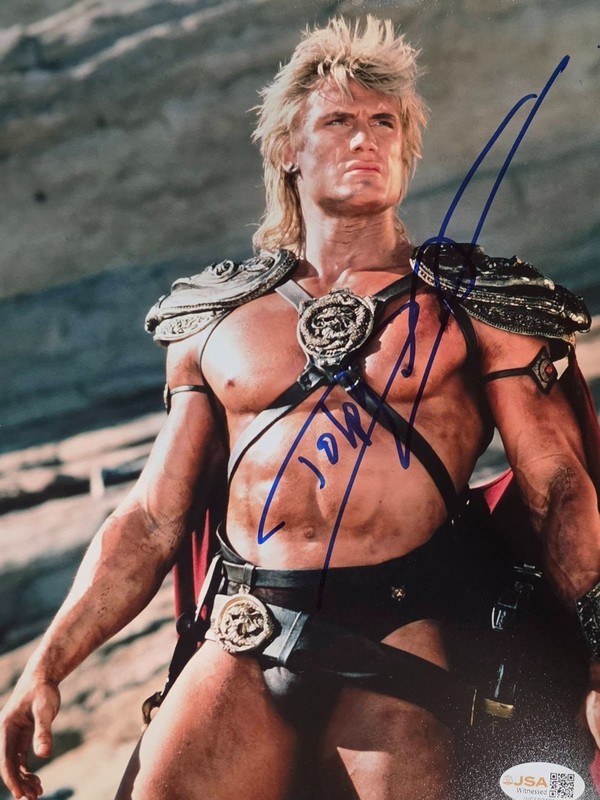 Dolph Lundgren Signed Rocky IV Drago 8X10 Metallic Photo Autograph JSA Coa