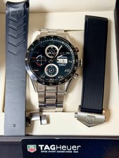 Tag Heuer Carrera Calibre 16 Day Date 43 S/Steel Black CV2A10 Automatic Watch