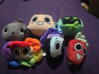 CultureFly BlushCrunch Dandy s World Full Complete Set of 6 Plush Keychains
