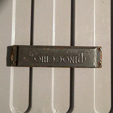 Pinocchio Diatonic Harmonica Key of C Japan Silver/Red Metal Matte Finish