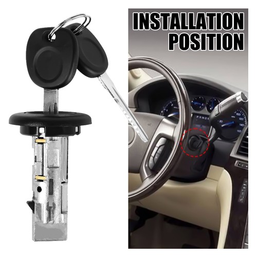 New Ignition Lock Cylinder For Chevy Olds Pickup S10 Ville De Yukon Suburban H2 - Picture 2 of 9