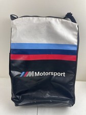 Mochila BMW Motorsport Performance blanca azul mochila reflectante correas cremallera