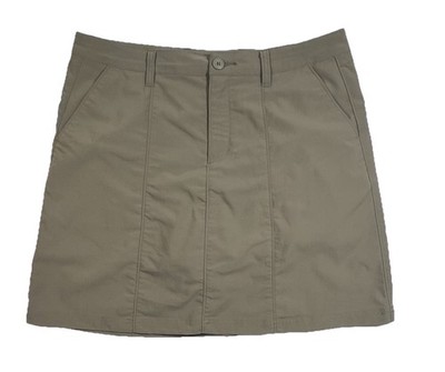 PATAGONIA Womens 10 Inter Continental Hideaway Skirt Liner Olive Skort Travel