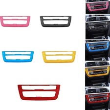 Pink A/C CD Console Panel Cover Trim For BMW 3/5 Series 3GT 2013-2019 Leather