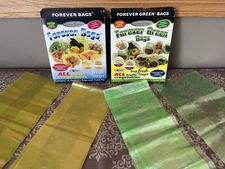 LOT OF GOURMET TRENDS FOREVER BAGS FOR FRUITS & VEGETABLES REUSABLE  11 sm  4 lg
