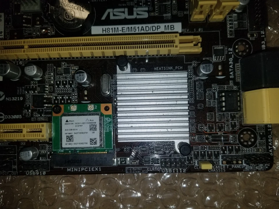 Scheda Madre ASUS H81M-E INTEL CPU CORE i7-4770 3.40GhZ Assemblata Motherboard - Immagine 3 di 4