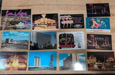Lot Of 13 Vintage Las Vegas And Reno Casinos And Hotels Postcards