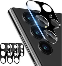 3 Pack Camera Lens Protector for Samsung Galaxy S25 Ultra, Tempered Glass Camera