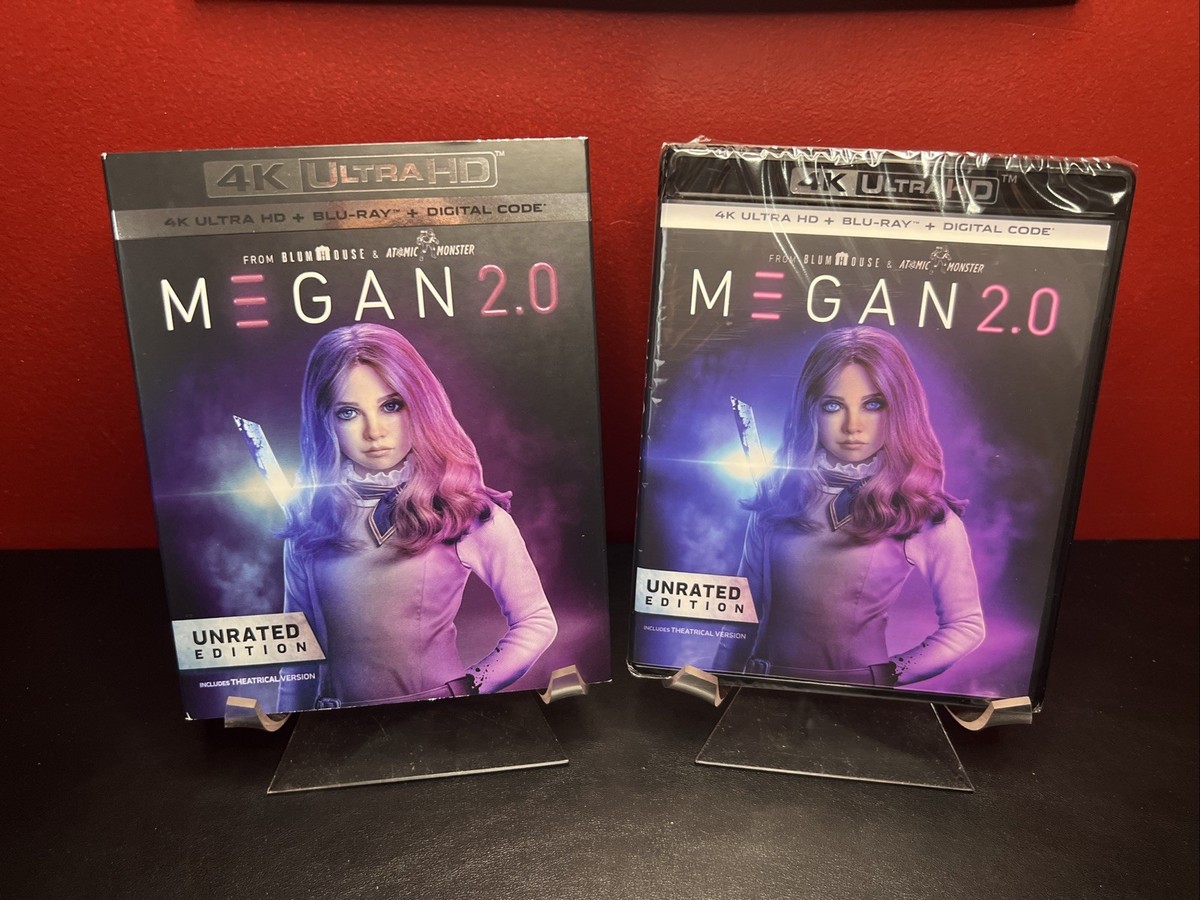 M3gan Megan 2.0 (4K UHD+Blu-ray+Digital+**Near Mint** Slipcover