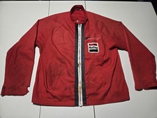 Vintage Holley Windbreaker L Jacket 70s Swingster Striped Racing Distress Talon