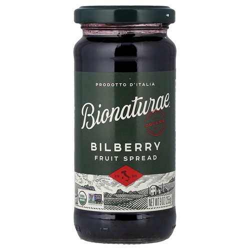 Organic Fruit Spread, Bilberry, 9 oz (255 g)