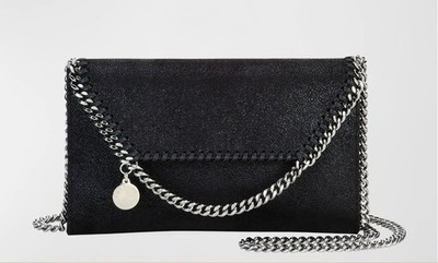 Stella McCartney Mini Falabella Shaggy Deer Wallet on Chain Crossbody Bag NWT