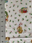 Vintage 2 Yards 23” Baby Animals Christmas Holiday Fabric Spings Mills Cotton — photo 6