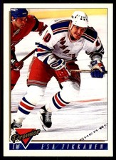 1993-94 Topps Premier Esa Tikkanen . New York Rangers #282