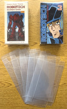 5 Standard VHS Cassette SIZE A Clear Plastic Box Sleeve Protectors Case Display