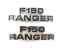 77 78 79 1977 1978 1979 Ford Truck F-150 Ranger Chrome Cowl Emblem New Pair