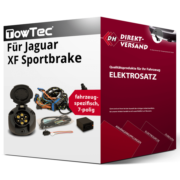 für Jaguar XF Sportbrake Typ X260 Elektrosatz 7Polig Spezifisch Neu-image
