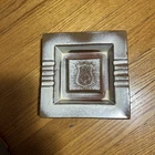Square Frankoma Ashtray With Raised Greek K A Crest