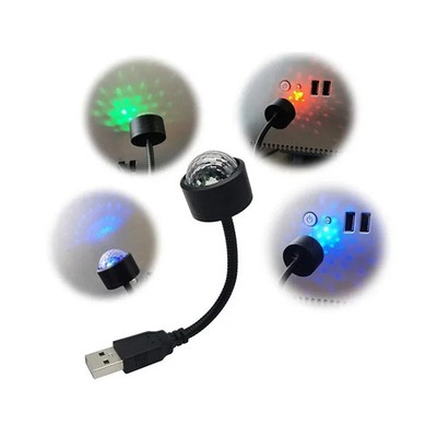 Mini LED Car Roof Star Projector USB Galaxy Night Light Atmosphere Decor