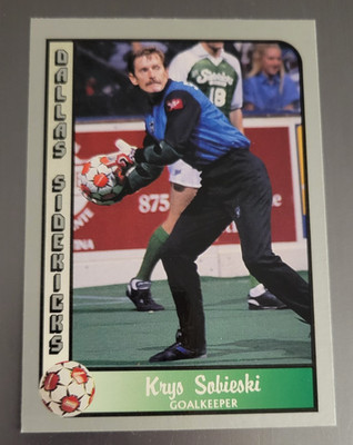 1990-91 Pacific MSL KRYS SOBIESKI Dallas Sidekicks Soccer League Record #130