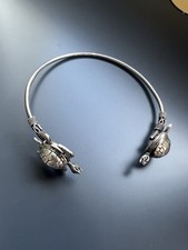 925 Sterling Silber Armbänder Bali Silber Manschette Armband 55 cm