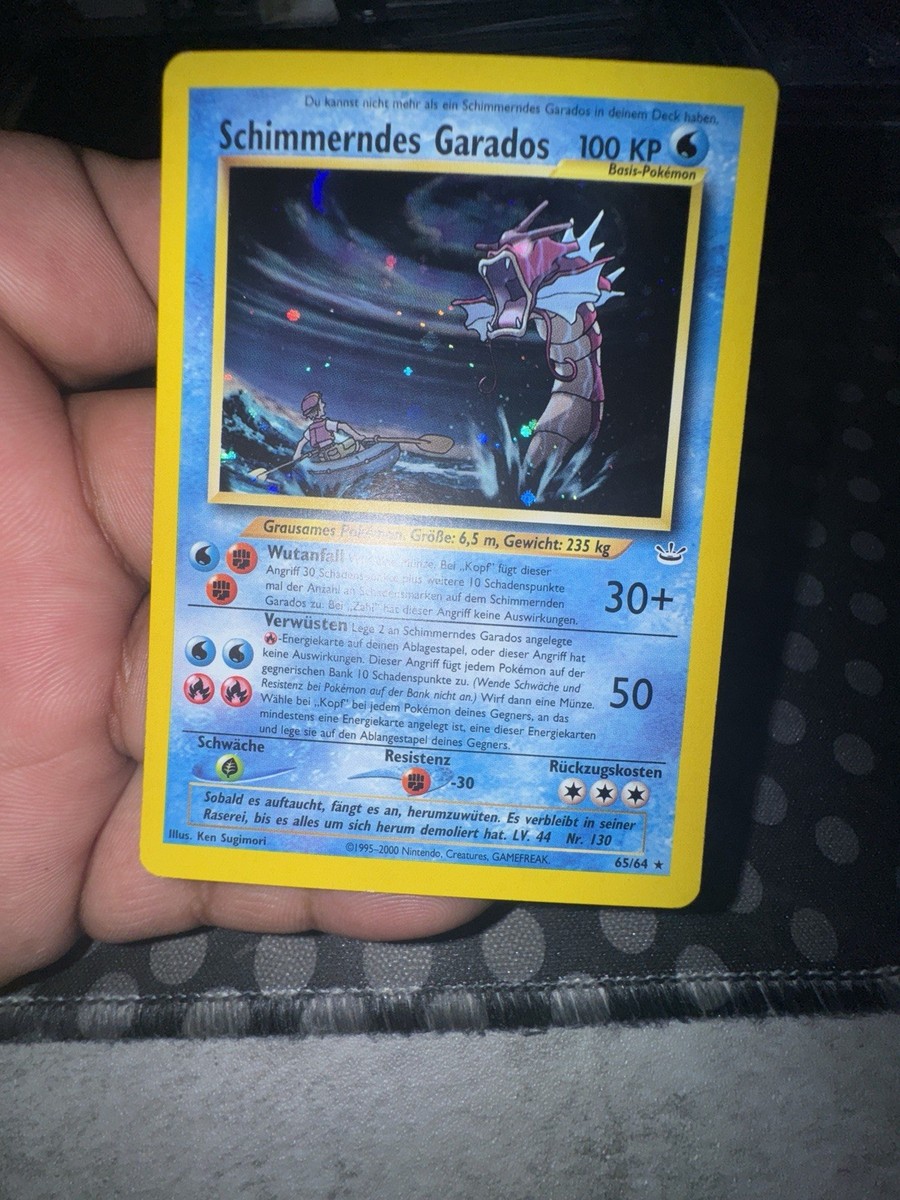 ポケカ　shining Gyarados英語版 64/65 Shining Gyarados 65/64 Neo Revelation Pokemon PSA 6