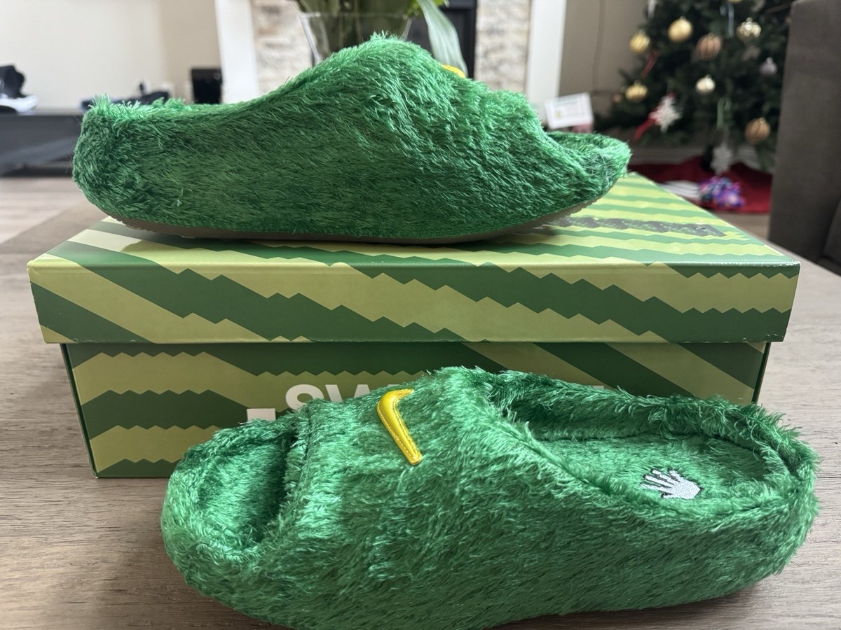 Size 10 — Nike .SWOOSH ReactX Rejuven8 Slide Touch Grass Kelly