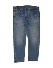 LEVI'S Mens 502 Straight Jeans W36 L27 Blue Cotton CP64