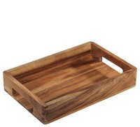 Tablett Zassenhaus Bht 22X6X33 Cm Braun