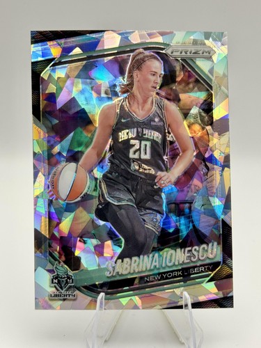 2025 Panini Prizm WNBA #19 Sabrina Ionescu Ice Prizms 2