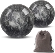 Traditional Chinese Baoding Balls, Marble Health Exercise Stress Relief Balls...