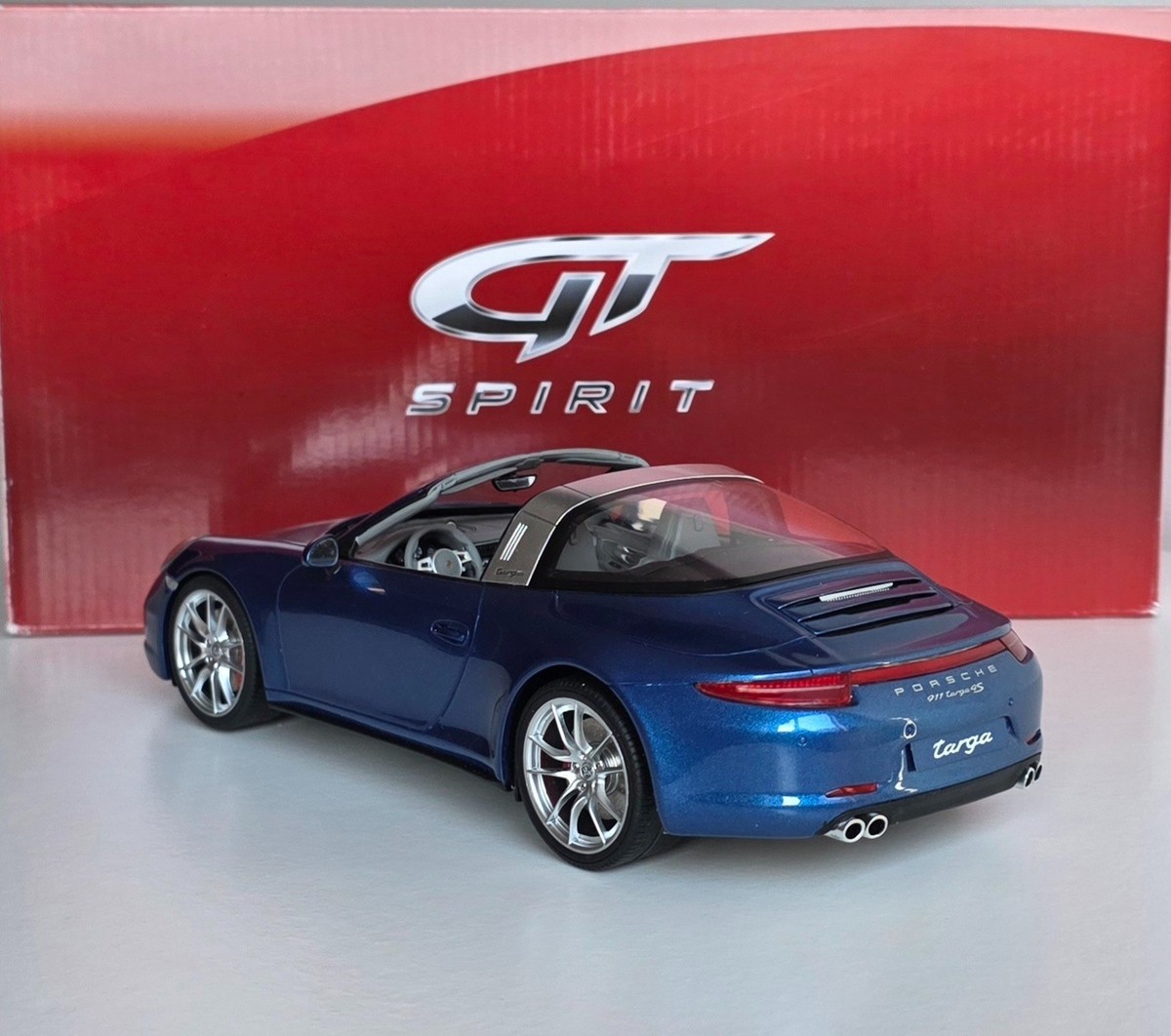 Porsche 911 (991) Targa 4S 2013 Blue 1:18 GT Spirit GT037 Limited