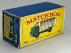 Original Matchbox Lesney BOX ONLY 44c Refrigerator Truck 1967 free shipping