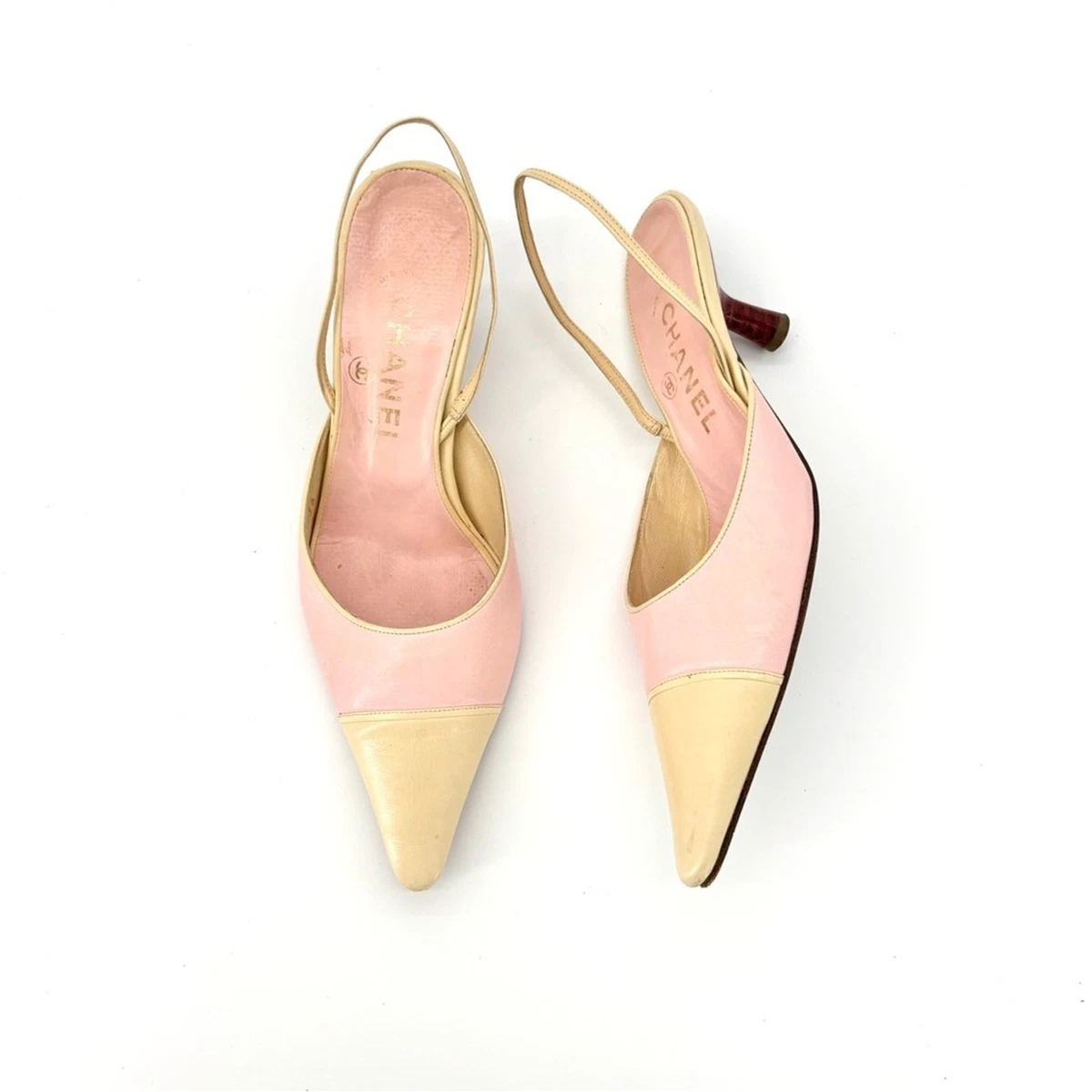 CHANEL Slingback Low (1-1.9 in) Heel Height Heels for Women for