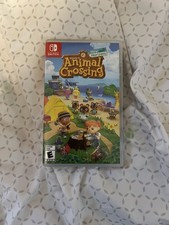 Animal Crossing: New Horizons - Nintendo Switch case and game cartridge