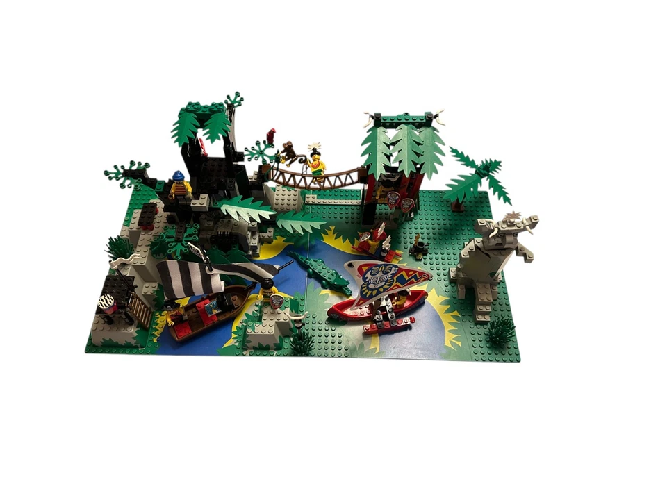 Sistema LEGO Piratas Isla Encantada 6278 en 1994 usado retirado casi completo Foto 3 de 4