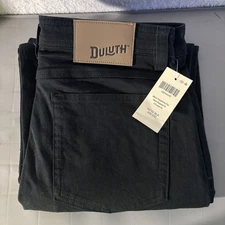 Duluth Trading Co Men’s Black Canvas Work Jeans 30x32