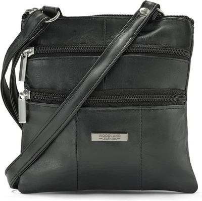 WINSTON HIDE Damen Leder Umhängetasche Damen Schultertasche Echtleder Messenger Bag