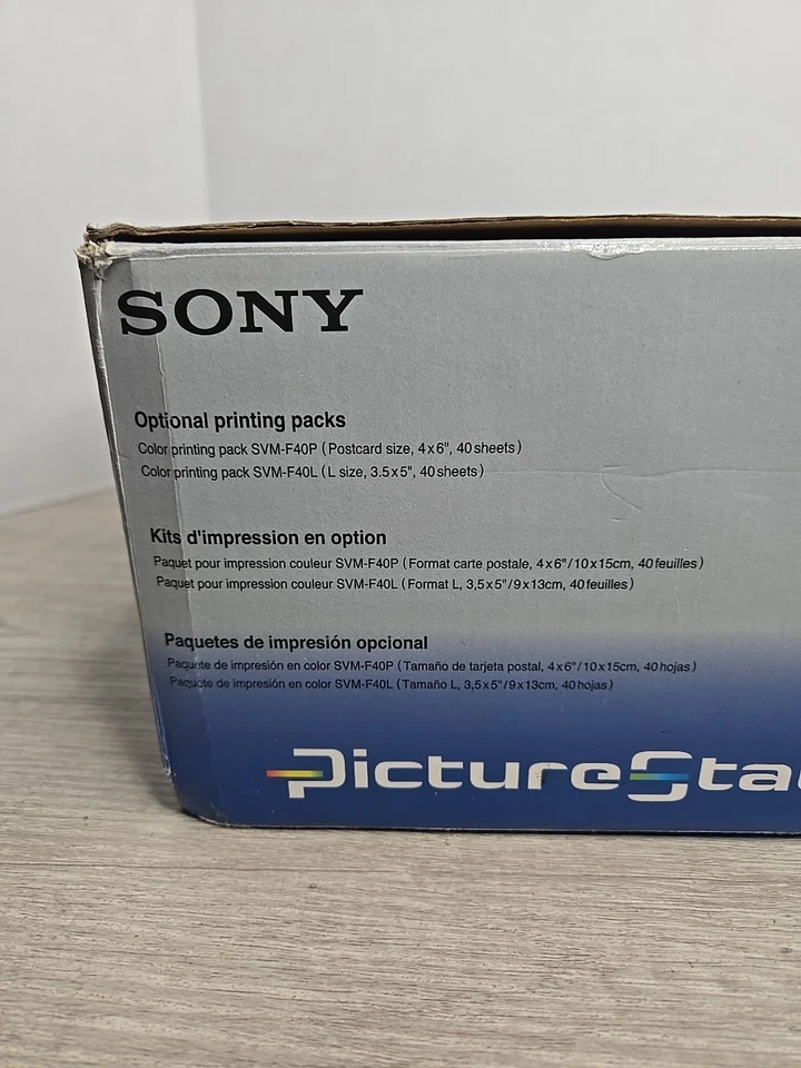Sony Picture Station Digital Photo Printer DPP-FP30 Plus PremiumPhoto Paper 5x7 - Image 4 of 4