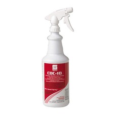 Spartan CDC-10 Clinging Germicidal Disinfectant Cleaner, Case of 12 Qt