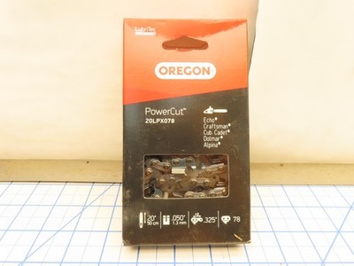 Oregon 20LPX078 PowerCut Chainsaw Chain 20'' .050'' .325'' 78 DL Fit Craftsman Echo