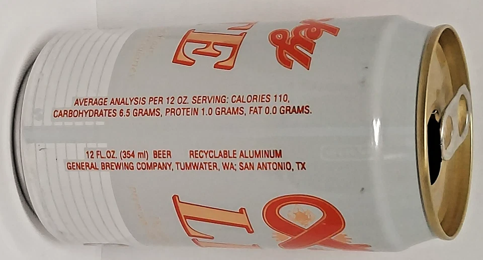 Vintage LUCKY LITE - 12 oz Beer Can - General Brewing 2 Cities - Image 2 of 4