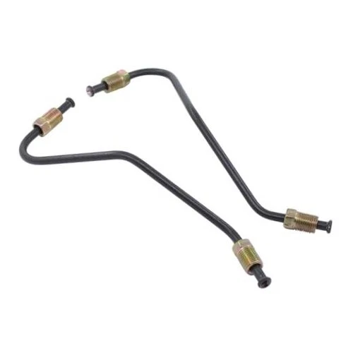 Pair Front Brake Caliper Line Pipe Tube Flex Hose Set for Toyota Tundra 4WD