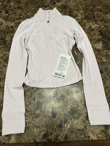 Lululemon Define Cropped Jacket Nulu Size 0 Blissful Pink, New With Tags