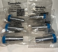 6 Pcs. Swagelok Long Tube Butt Weld Gland, Stainless 1/2 in. 6LV-8-VCR-3-8TB7