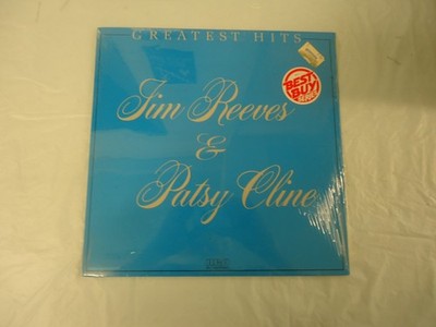 Jim Reeves & Patsy Cline Greatest Hits LP (1981) NEW Shrink Wrap Tear